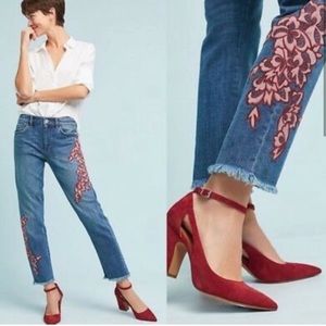 Anthropologie Pilcro letterpress jeans slim boyfriend jeans